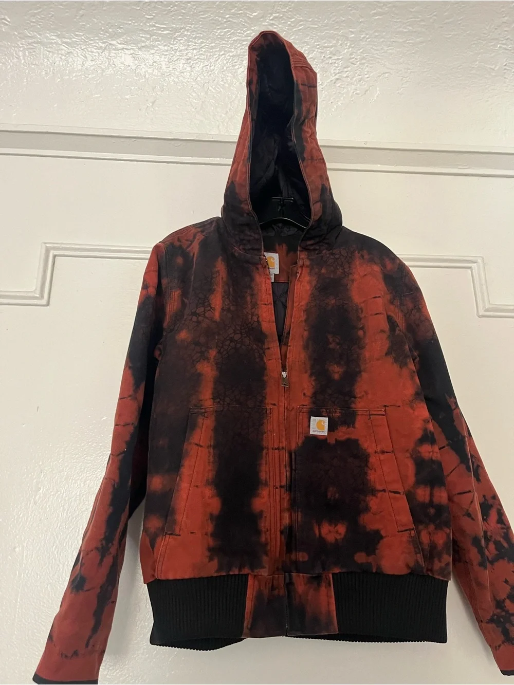 Carhartt custom 1 of 1  Tie-Dye Hooded Zip Jacket -